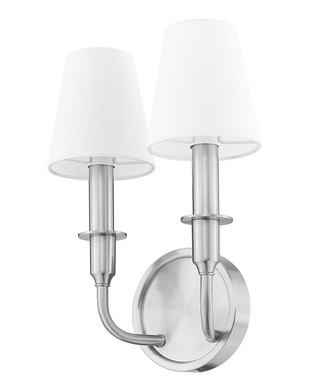 Tova Two Light Wall Sconce (3049-2S-BN)