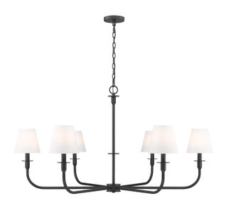 Z-Lite - 3049-45MB - Six Light Chandelier - Tova - Matte Black