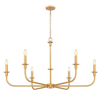 Tova Six Light Chandelier (3049-45RB)