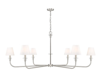 Z-Lite - 3049-62BN - Six Light Chandelier - Tova - Brushed Nickel