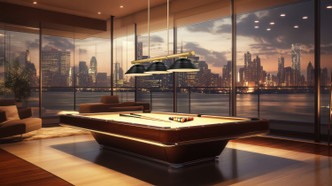 Vanguard Three Light Billiard (3050-3RB-SMB)