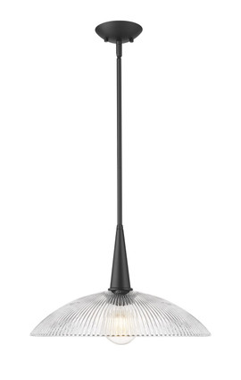 Z-Lite - 3051P18-MB - One Light Pendant - Lunelle - Matte Black