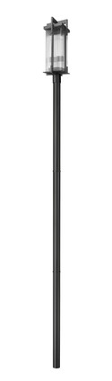Fortis Two Light Outdoor Post Mount (5031PHBR-5009P120-BK)