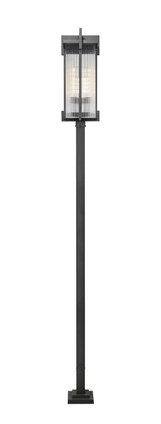 Fortis Three Light Outdoor Post Mount (5031PHXLS-536P-BK)