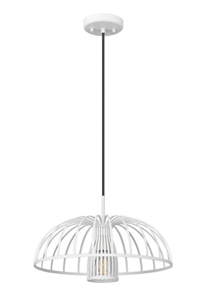 Valencia One Light Pendant (623P16-TXWH)