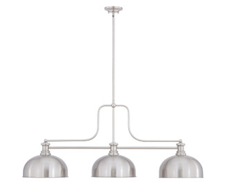 Z-Lite - 725-3BN-D13BN - Three Light Billiard - Melange - Brushed Nickel