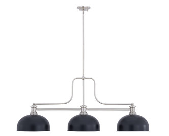 Z-Lite - 725-3BN-D13MB - Three Light Billiard - Melange - Brushed Nickel