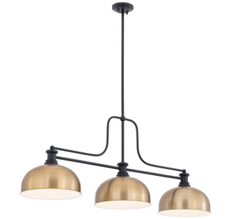 Melange Three Light Billiard (725-3MB-D13HBR)