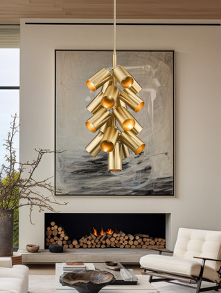 Lumina 17 Light Chandelier (7520-17MGLD)
