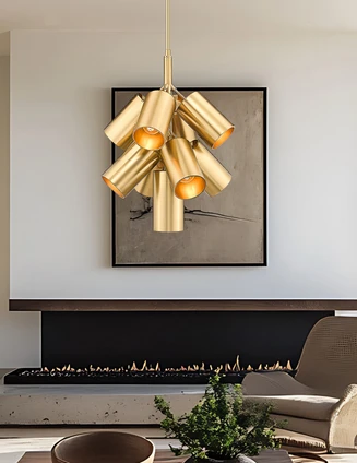 Lumina Nine Light Chandelier (7520-9MGLD)