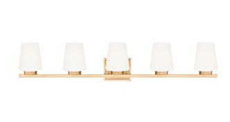 Z-Lite - 7703-5V-MGLD - Five Light Vanity - Nextra - Modern Gold