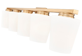 Nextra Five Light Vanity (7703-5V-MGLD)