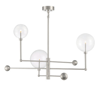 Meridian - M100100BN - LED Chandelier - Brushed Nickel Meridian - M100100BN - LED Chandelier - Brushed Nickel