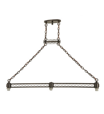 Meyda Tiffany - 107313 - Three Light Island Hardware - Topridge - Timeless Bronze