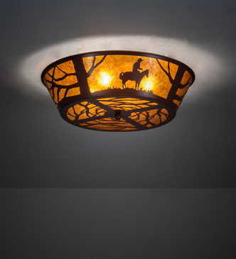 Cowboy Four Light Flushmount (107593)