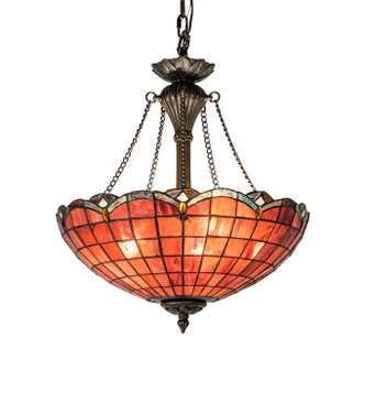 Meyda Tiffany - 107796 - Three Light Pendant - Elan - Antique
