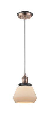 Innovations - 201CBP-ACBK-G171 - One Light Mini Pendant - Franklin Restoration - Antique Copper