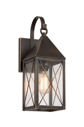 Innovations - 9521P-X-BZ-CL - One Light Wall Sconce - Ashford - Bronze