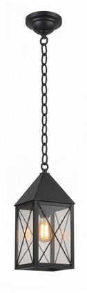 Innovations - 9522-X-BK-CL - One Light Pendant - Ashford - Matte Black