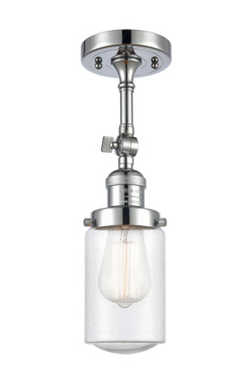 Innovations - 201F-PC-G314-LED - LED Semi-Flush Mount - Franklin Restoration - Polished Chrome