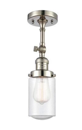 Innovations - 201F-PN-G314 - One Light Semi-Flush Mount - Franklin Restoration - Polished Nickel