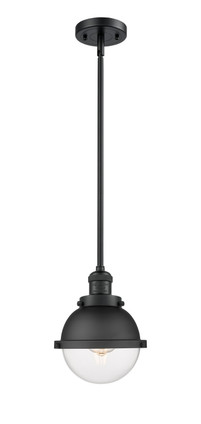 Innovations - 201S-BK-HFS-62-BK-LED - LED Mini Pendant - Franklin Restoration - Matte Black