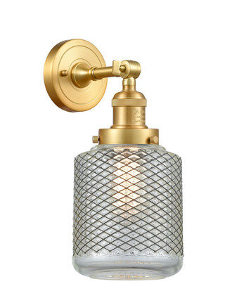 Innovations - 203-SG-G262-LED - LED Wall Sconce - Franklin Restoration - Satin Gold