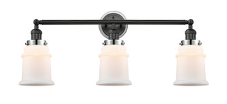 Innovations - 205BK-BPPC-HRPC-G181 - Three Light Bath Vanity - Franklin Restoration - Matte Black