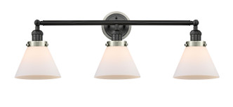 Innovations - 205BK-BPSN-HRSN-G41 - Three Light Bath Vanity - Franklin Restoration - Matte Black
