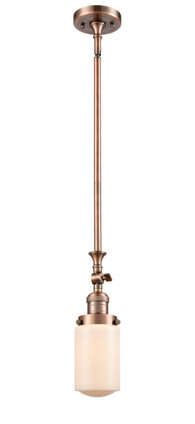 Innovations - 206-AC-G311-LED - LED Mini Pendant - Franklin Restoration - Antique Copper