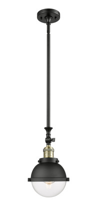 Innovations - 206-BAB-HFS-62-BK-LED - LED Mini Pendant - Franklin Restoration - Black Antique Brass