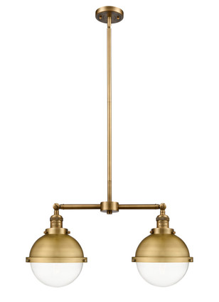 Innovations - 209-BB-HFS-82-BB-LED - LED Island Pendant - Franklin Restoration - Brushed Brass