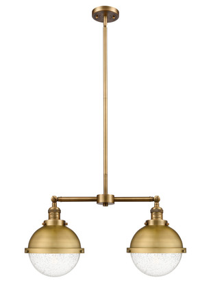 Innovations - 209-BB-HFS-84-BB-LED - LED Island Pendant - Franklin Restoration - Brushed Brass