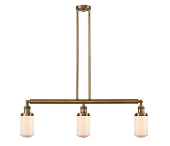 Innovations - 213-BB-G311-LED - LED Island Pendant - Franklin Restoration - Brushed Brass