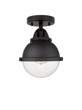 Innovations - 288-1C-BK-HFS-62-BK-LED - LED Semi-Flush Mount - Nouveau 2 - Matte Black