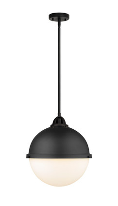 Innovations - 288-1S-BK-HFS-121-BK - One Light Pendant - Nouveau 2 - Matte Black