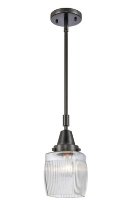 Innovations - 447-1S-BK-G302-LED - LED Mini Pendant - Caden - Matte Black