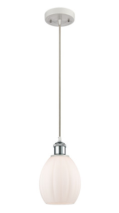 Innovations - 516-1P-WPC-G81-LED - LED Mini Pendant - Ballston - White Polished Chrome