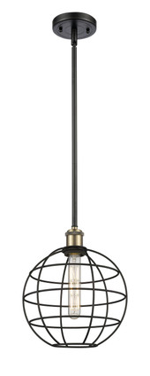 Innovations - 516-1S-BAB-CE-10-BK - LED Pendant - Ballston - Black Antique Brass