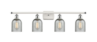 Innovations - 516-4W-WPC-G257 - Four Light Bath Vanity - Ballston - White Polished Chrome