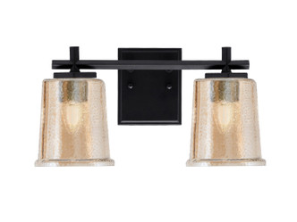 Toltec Lighting - 1212-MB-5033 - Two Light Bath Bar - Franklin - Matte Black
