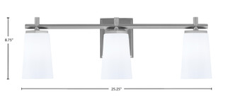 Franklin Three Light Bath Bar (1213-GP-261)