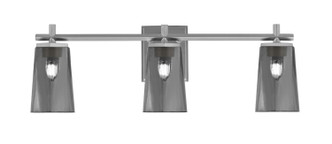 Toltec Lighting - 1213-GP-262 - Three Light Bath Bar - Franklin - Graphite