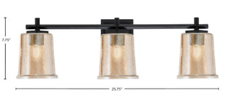 Franklin Three Light Bath Bar (1213-MB-5033)