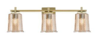 Toltec Lighting - 1213-NAB-5033 - Three Light Bath Bar - Franklin - New Age Brass