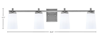 Franklin Four Light Bath Bar (1214-GP-261)