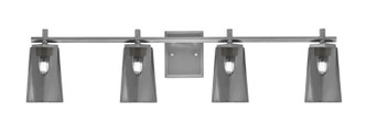Toltec Lighting - 1214-GP-262 - Four Light Bath Bar - Franklin - Graphite
