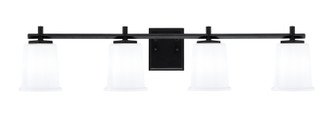 Toltec Lighting - 1214-MB-5031 - Four Light Bath Bar - Franklin - Matte Black