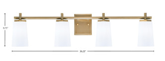 Franklin Four Light Bath Bar (1214-NAB-261)