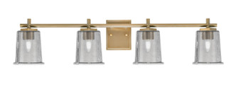 Toltec Lighting - 1214-NAB-5032 - Four Light Bath Bar - Franklin - New Age Brass